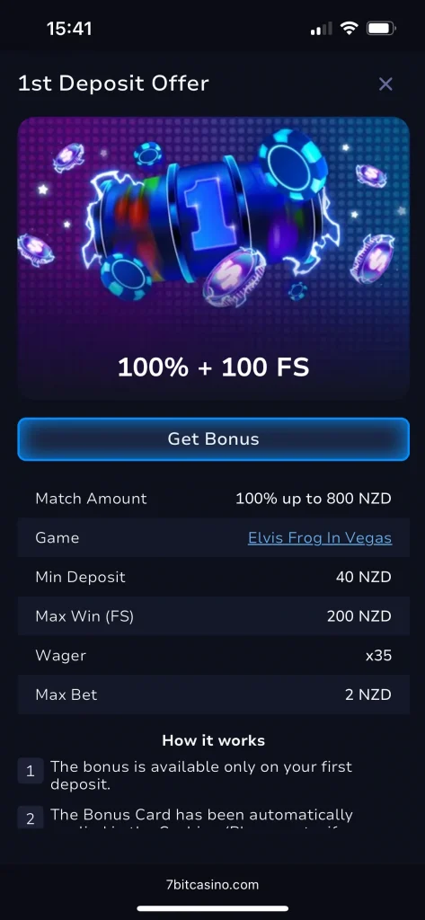 7bit casino bonus
