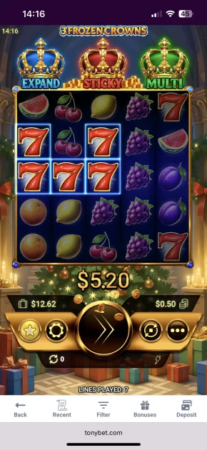 Tonybet Casino game