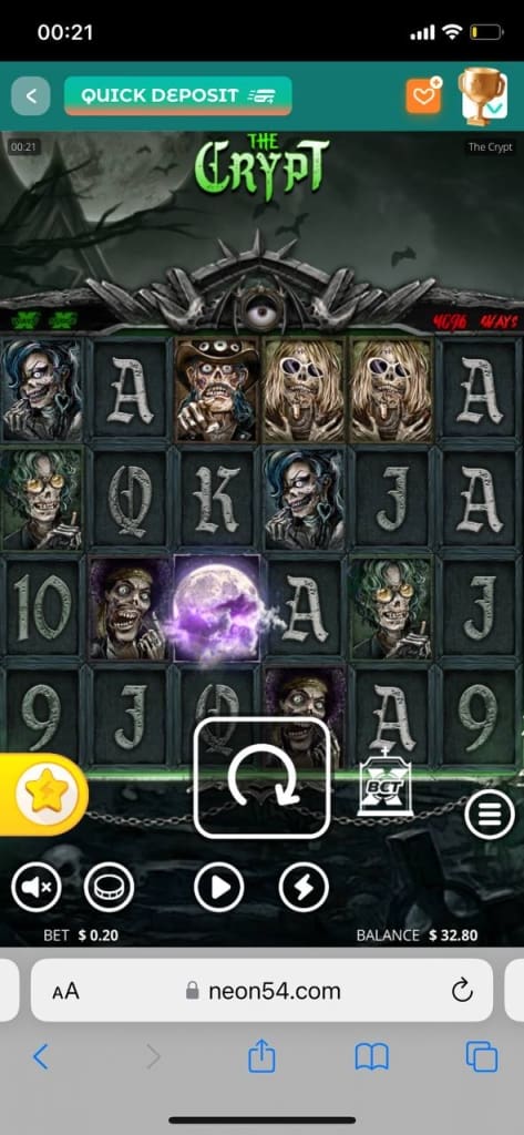 Neon54 the crypt screenshot