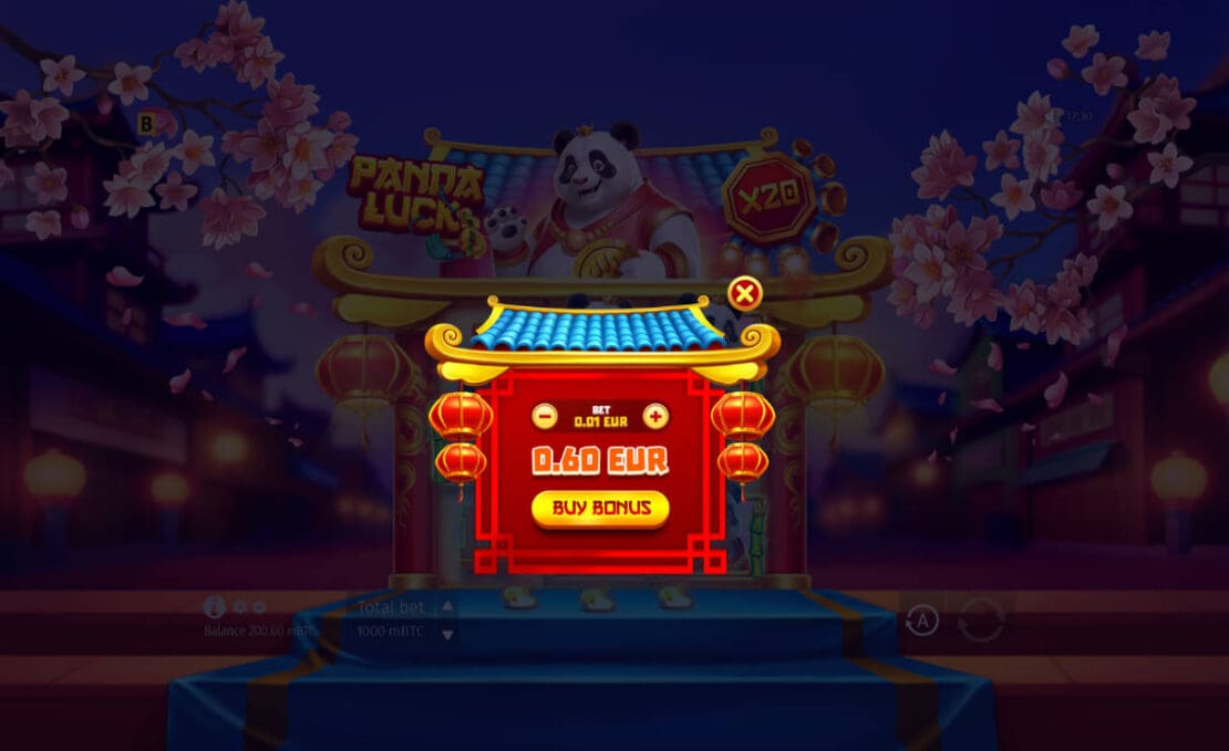 PandaLuck buy bonus