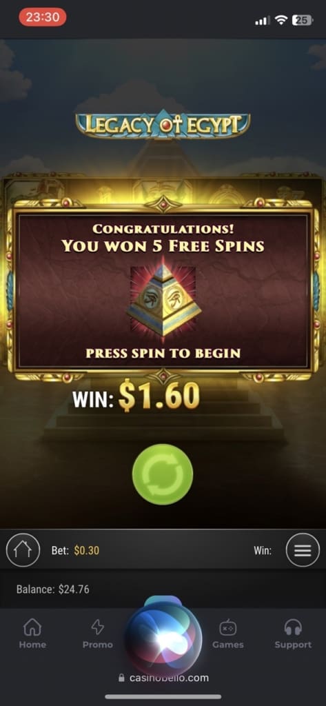 CasinoBello Casino Games