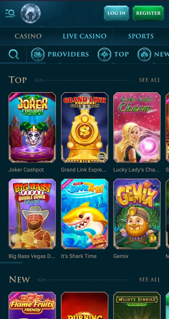 Slotuna Casino Games