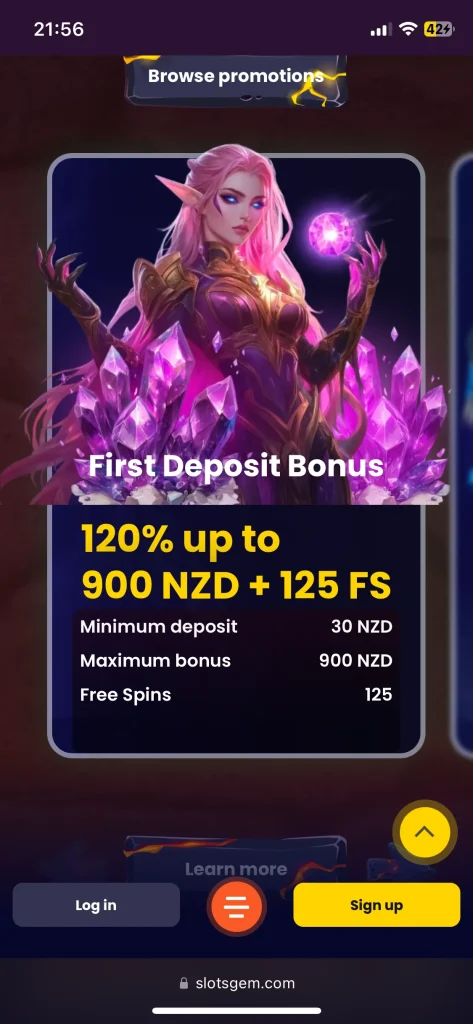 SlotsGem Casino Bonus