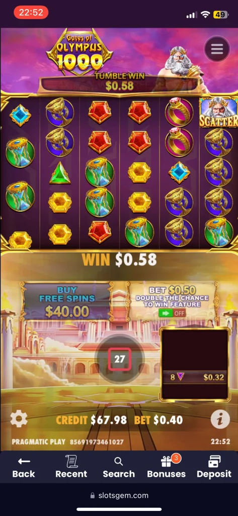 SlotsGem Casino Game