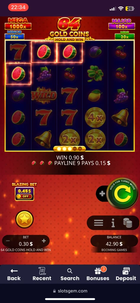 SlotsGem Casino Game