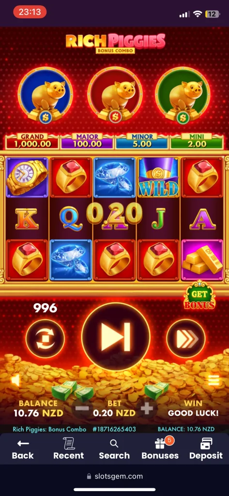 SlotsGem Casino Game