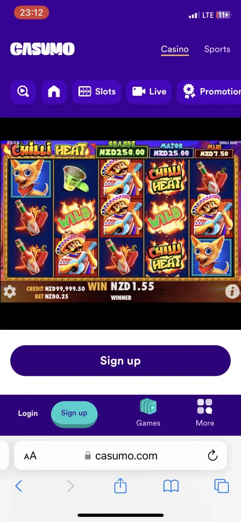 casumo casino game