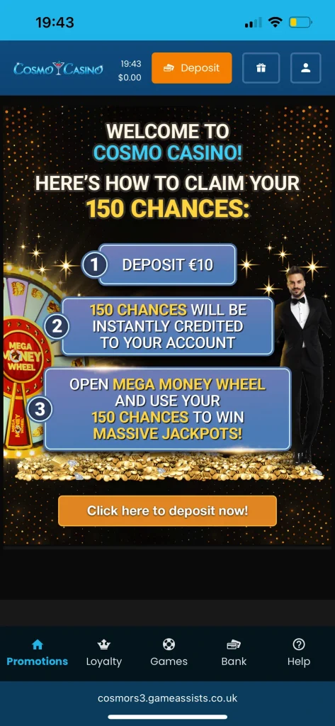 cosmo casino game