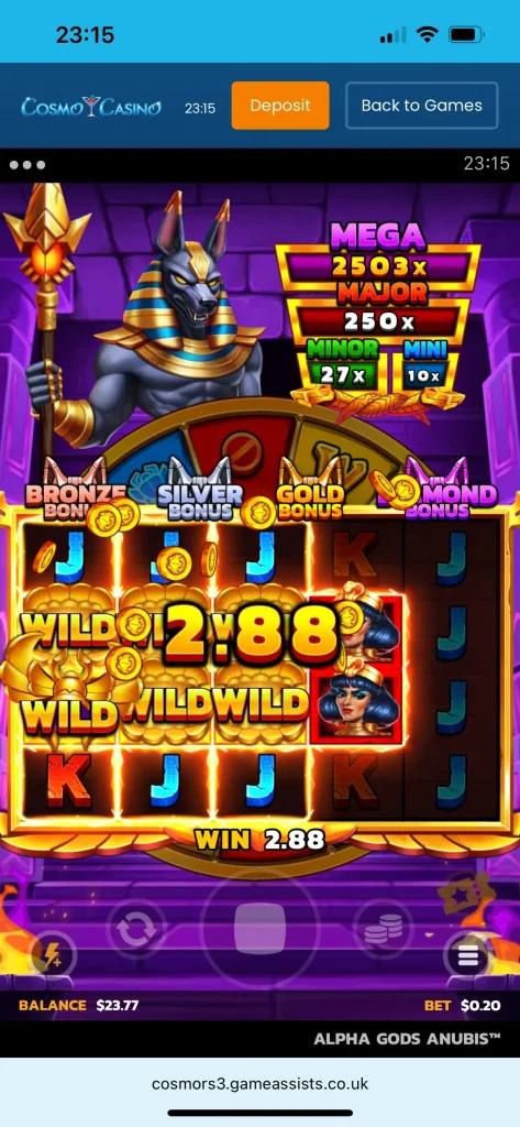 cosmo casino game