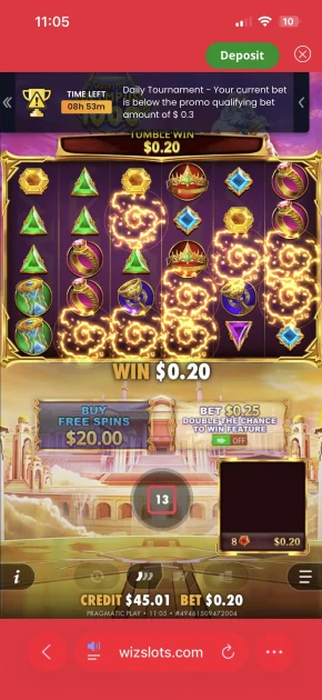 wiz slots casino game