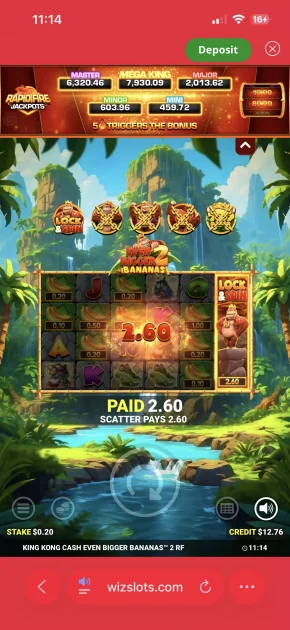 wiz slots casino game