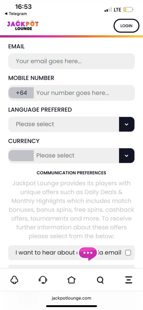 Jackpot Lounge Casino