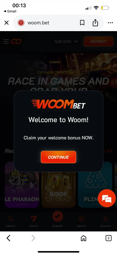 Woom Bet Casino