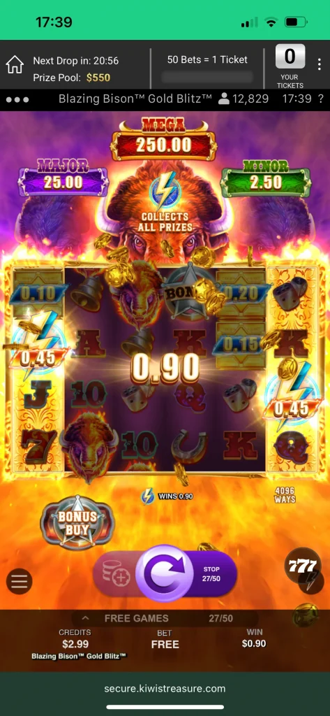 Kiwi's Treasure Casino Game