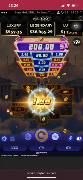 ruby fortune casino game