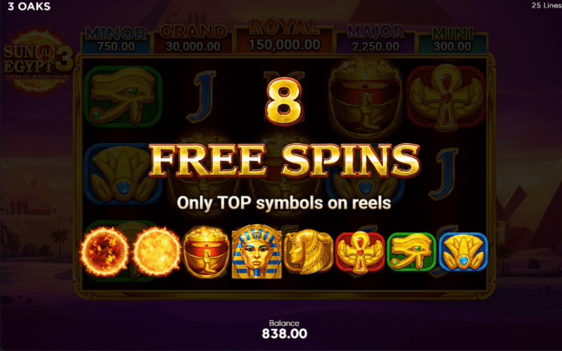 Sun Of Egypt 3 Slot